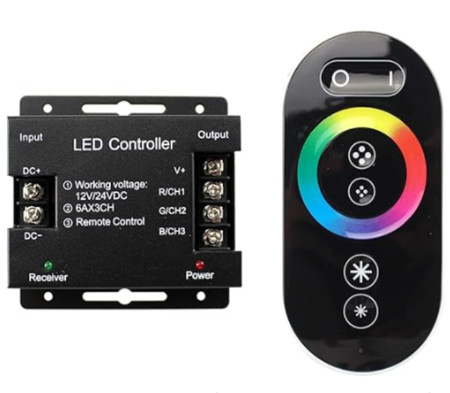 44 Keys RF DC12-24V 180W/360W LED Strip Controller