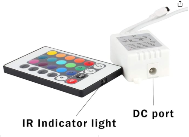 24 Keys Digital RGB IR Remote Controller