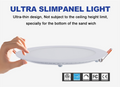 ETL Slim Round Panel Light 5CCT-12W