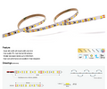 SMD2835 120 LED/Meter 24V DC 5mm +90CRI IP20 Copper 2 OZ Light Efficiency 960 Lm/m, 5M (16.56feet) /Roll, 4000K